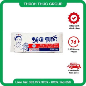 [ Gói 100g] Bông Gòn Y Tế Thấm Nước Bạch Tuyết