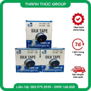 Băng Dính Y Tế Silk Tape 1,25cm x 5 m