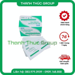 Gạc Tẩm Cồn Khô DEMO (Hộp 100 Miếng)